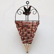 Artificial Flower Rattan Flower Basket Decoration Artificial Flower Straw Rattan