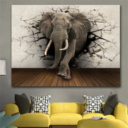 Creative Home Decor Elephant Canvas Painting